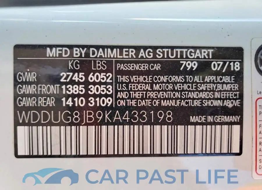 WDDUG8JB9KA433198# 12