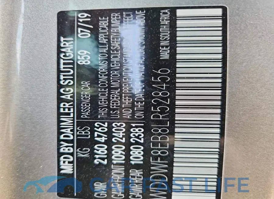 WDDWF8EB8LR528456# 13