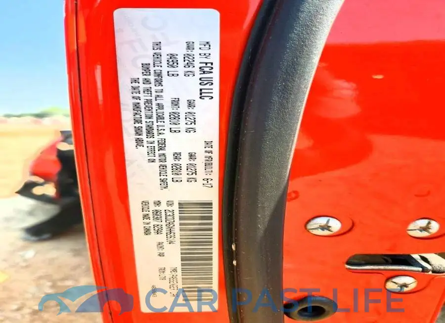 2C3CDZAGXHH626104# 13