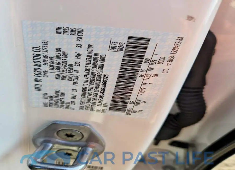 5LMPJ8J4XRJ868325# 14