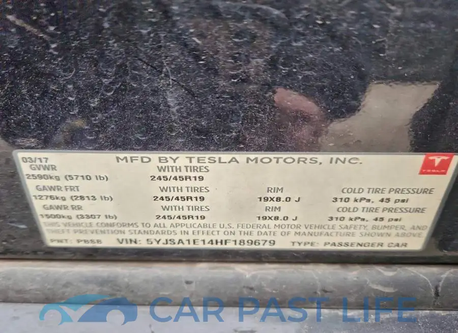 5YJSA1E14HF189679# 13