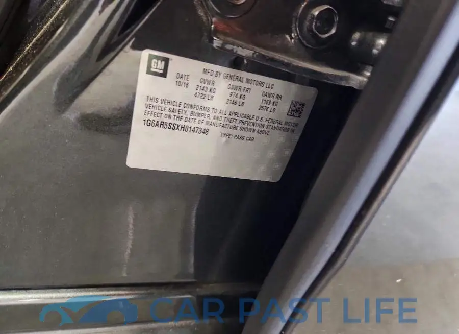 1G6AR5SSXH0147348# 12
