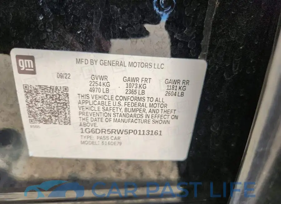 1G6DR5RW5P0113161# 12
