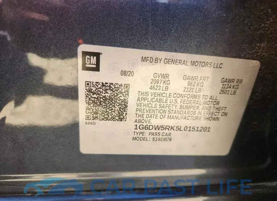 1G6DW5RK5L0151201# 13