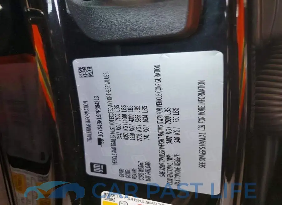 1GYS4BKL9PR384313# 13