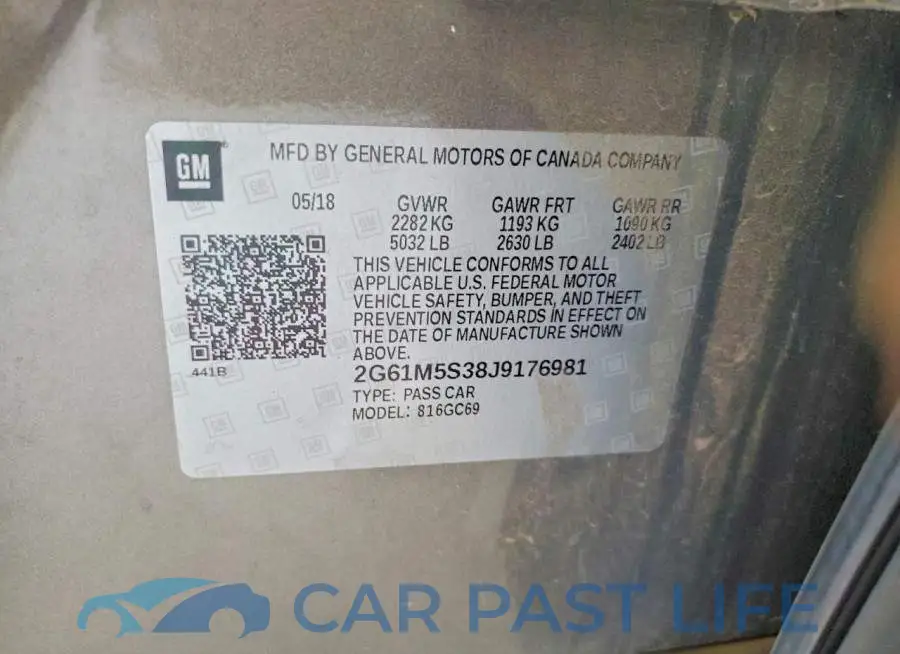 2G61M5S38J9176981# 12