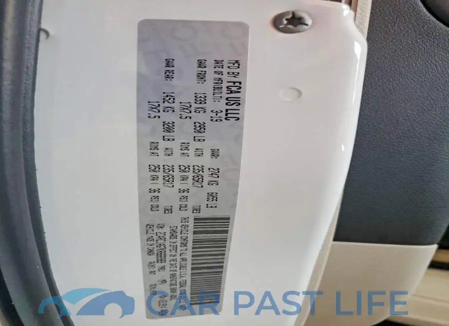 2C4RC1AG7KR666989# 13