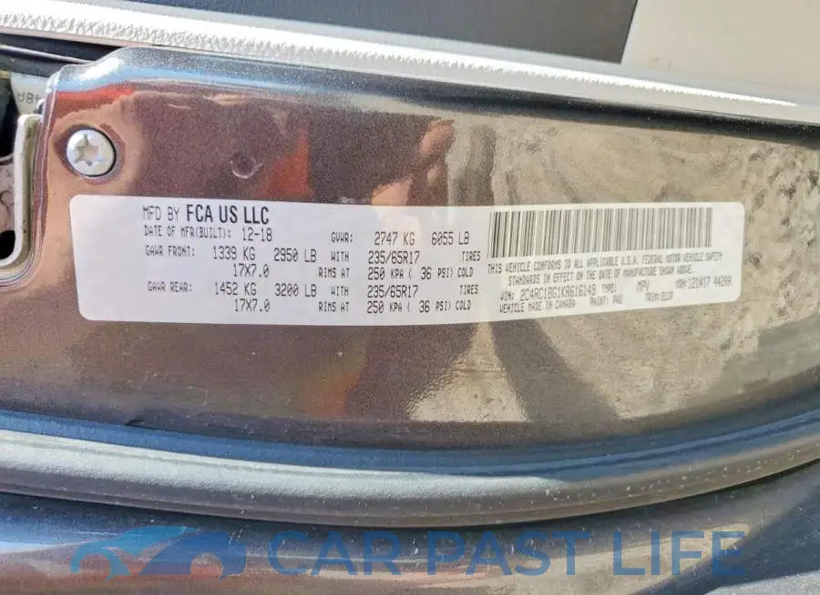 2C4RC1BG1KR616149# 13