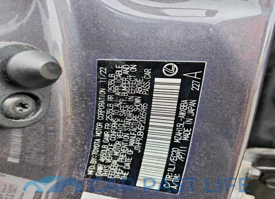 JTHP9JBH5P2065985# 14
