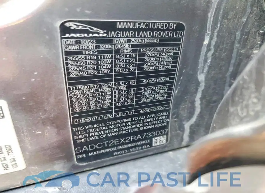 SADCT2EX2RA733037# 13