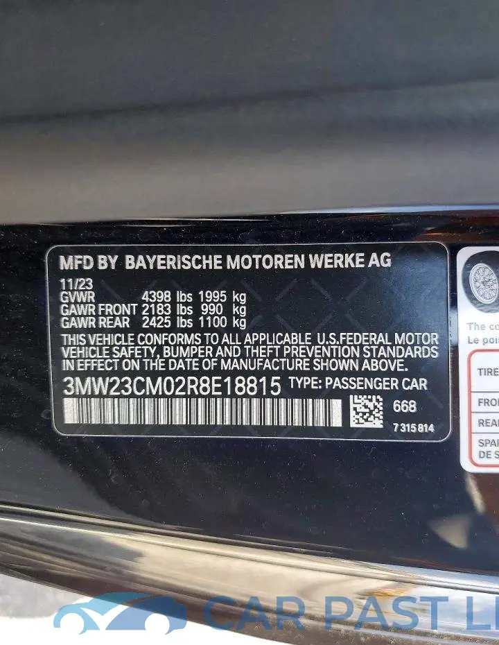 3MW23CM02R8E18815# 12