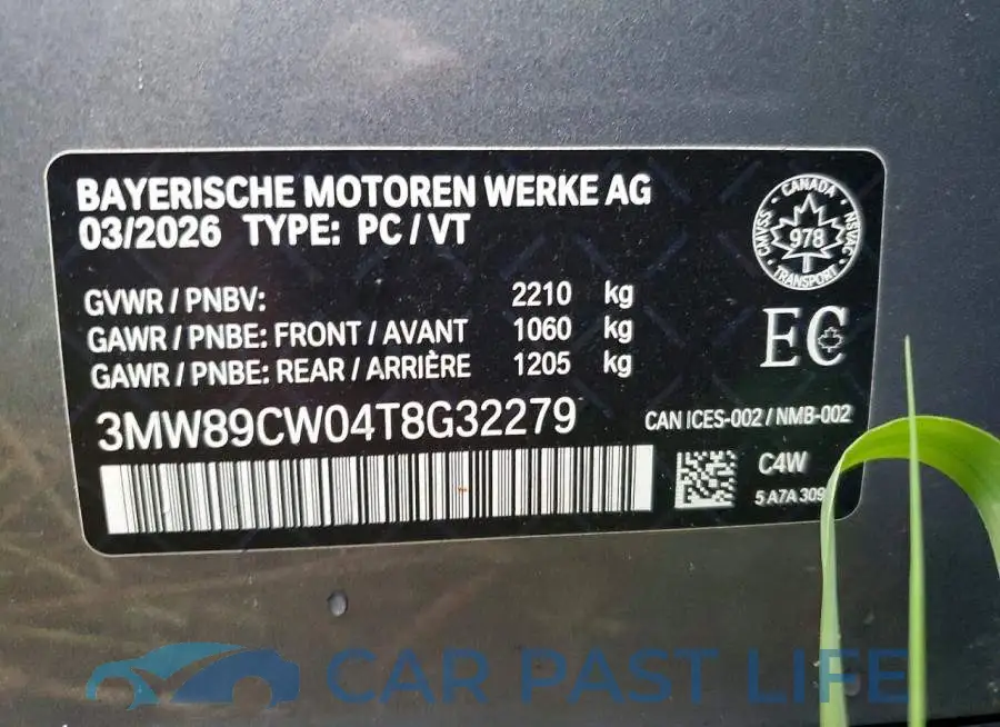 3MW89CW04T8G32279# 12