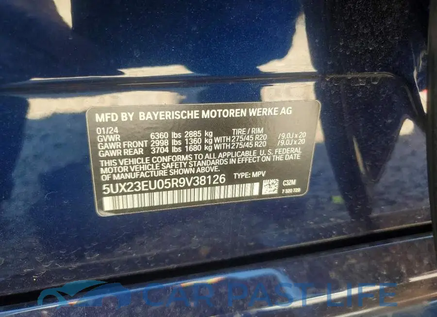 5UX23EU05R9V38126# 13