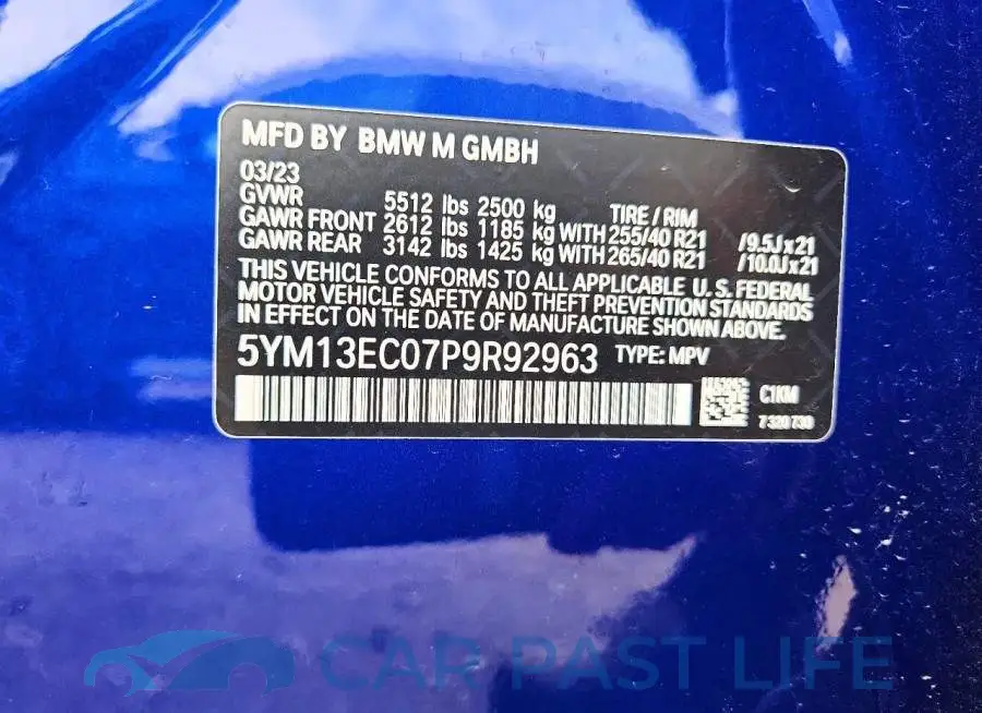 5YM13EC07P9R92963# 13