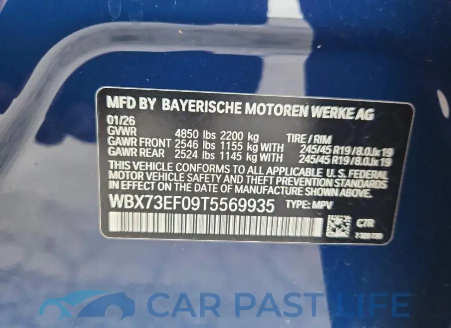 WBX73EF09T5569935# 14