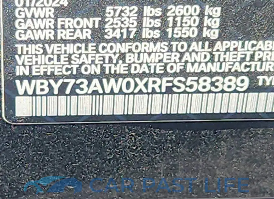 WBY73AW0XRFS58389# 13