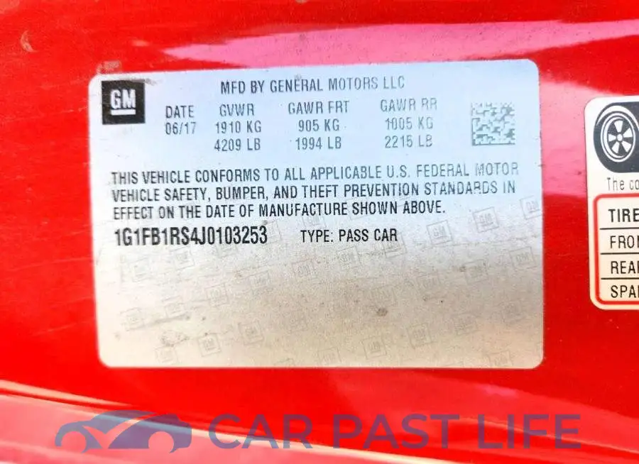 1G1FB1RS4J0103253# 12