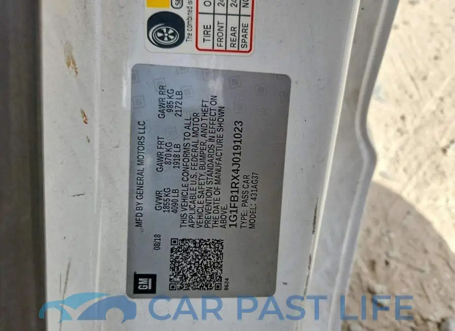 1G1FB1RX4J0191023# 12