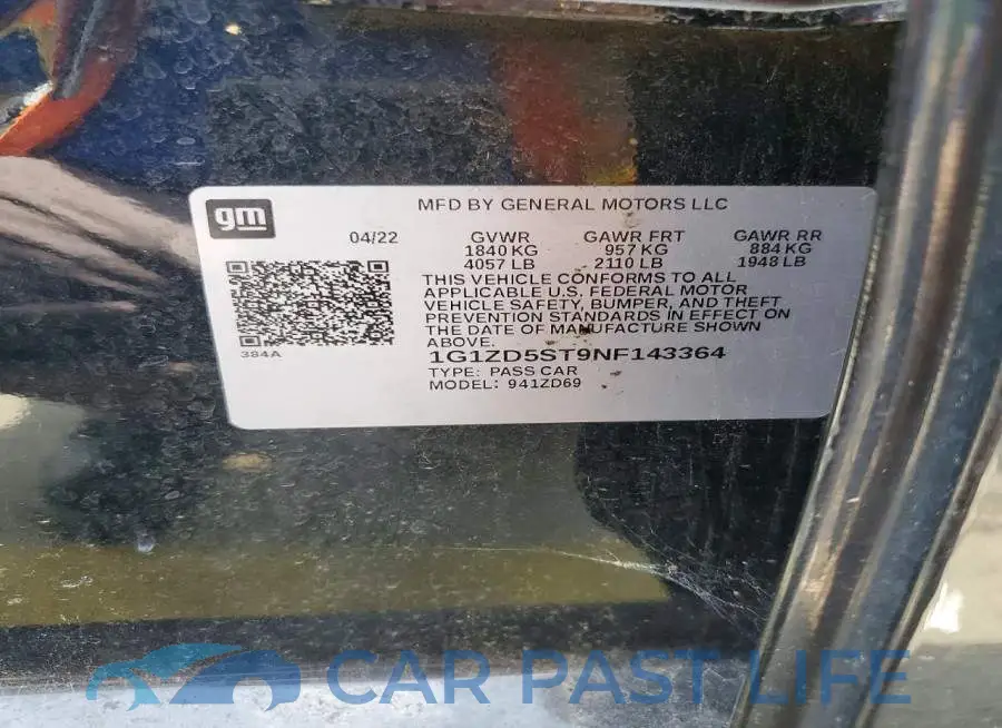 1G1ZD5ST9NF143364# 13