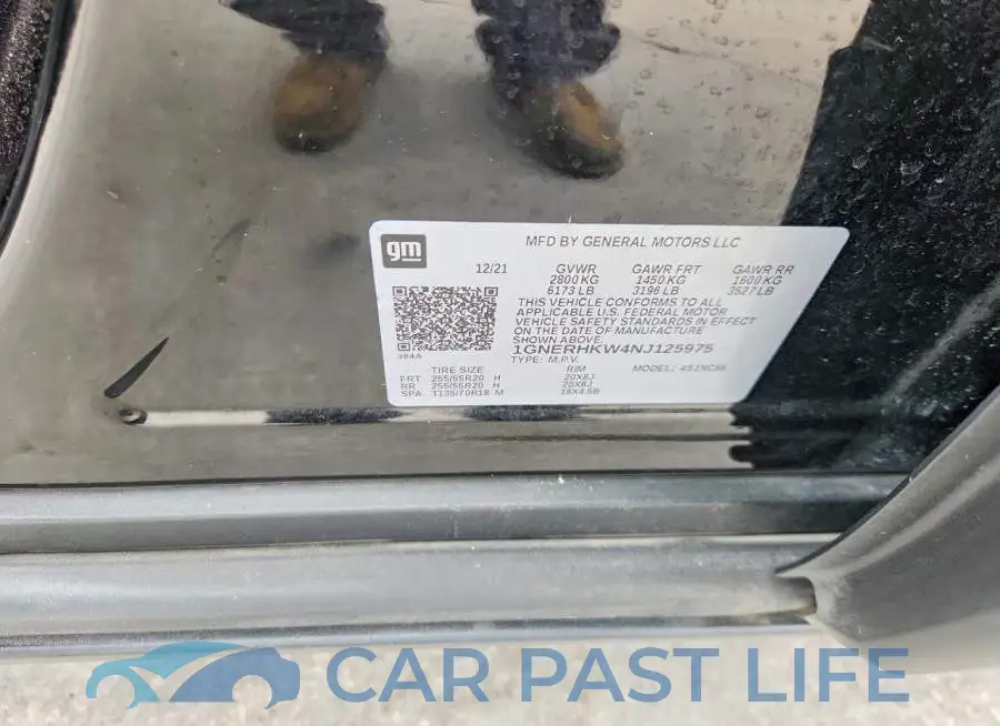 1GNERHKW4NJ125975# 13