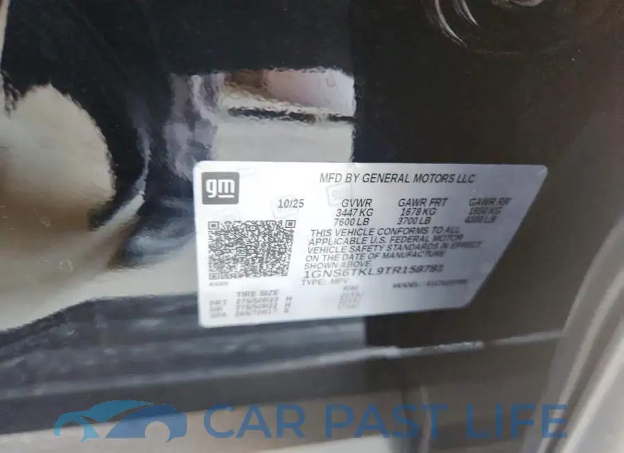 1GNS6TKL9TR158781# 13