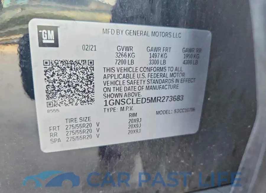 1GNSCLED5MR273683# 12