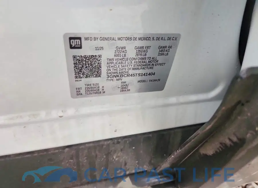 3GNKBCR45TS141404# 13
