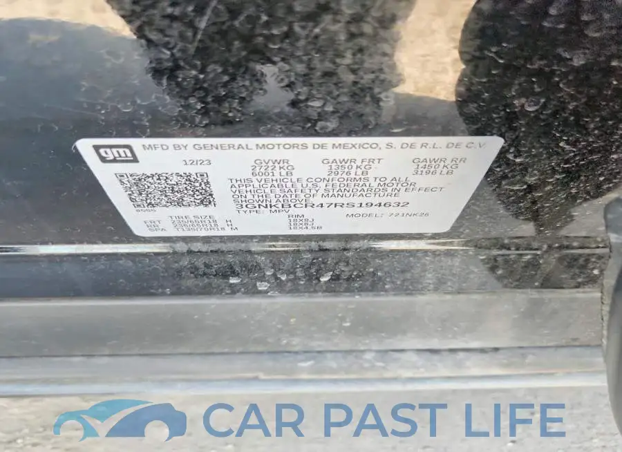 3GNKBCR47RS194632# 13