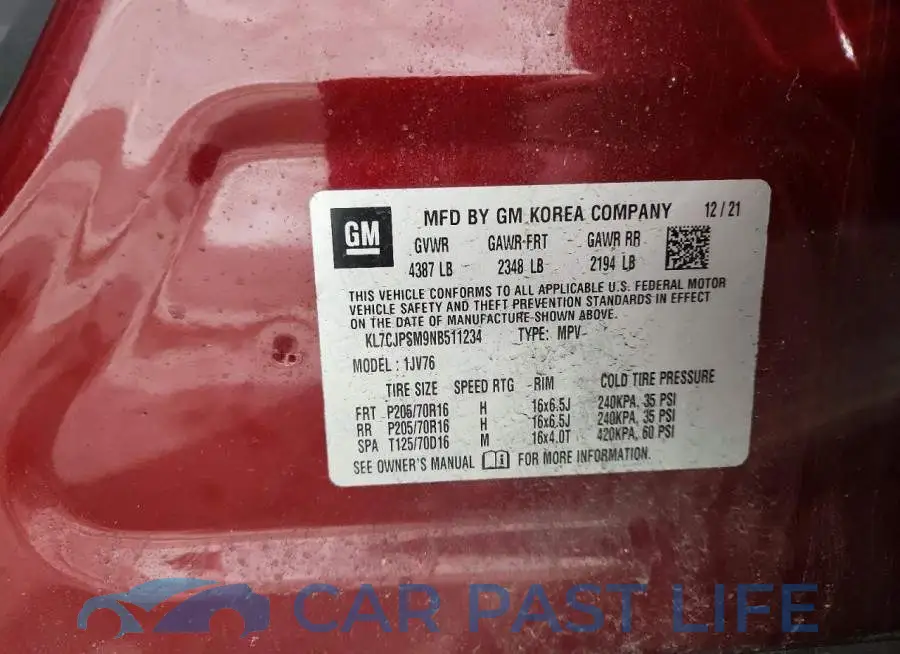 KL7CJPSM9NB511234# 13