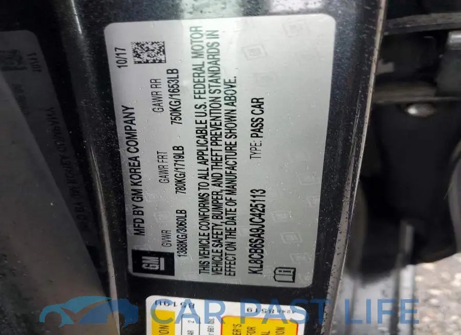 KL8CB6SA9JC425113# 13