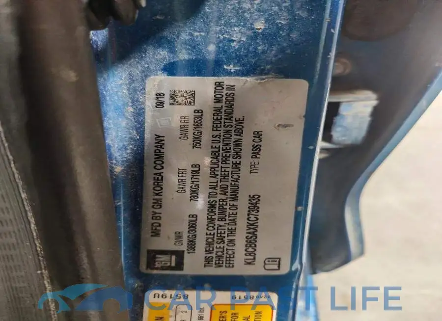 KL8CB6SAXKC739435# 13