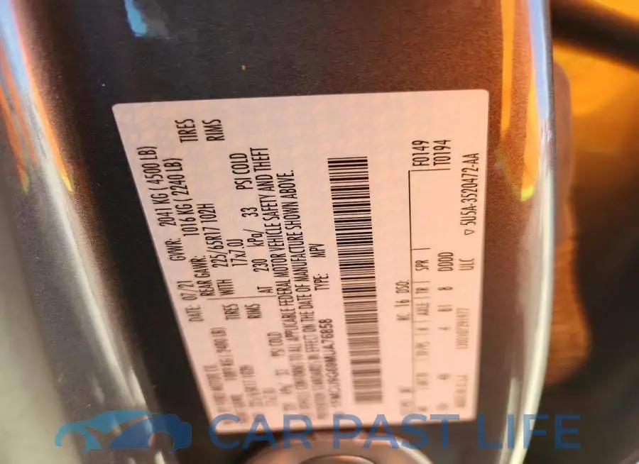 1FMCU9G69MUA76858# 13