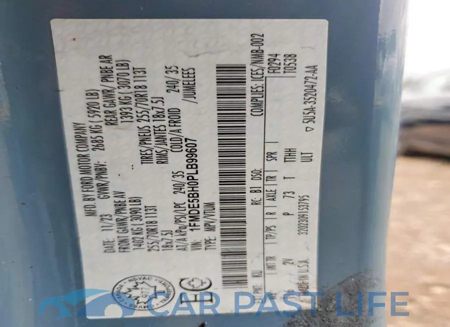 1FMDE5BH0PLB99607# 13