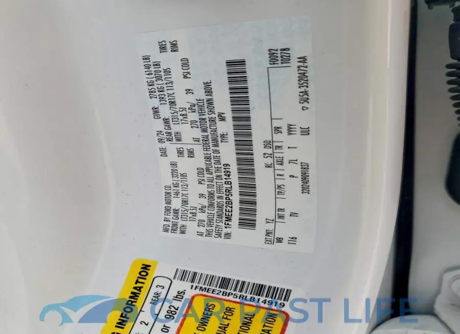 1FMEE2BP5RLB14919# 13