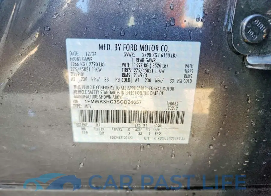 1FMWK8HC3SGB24657# 14