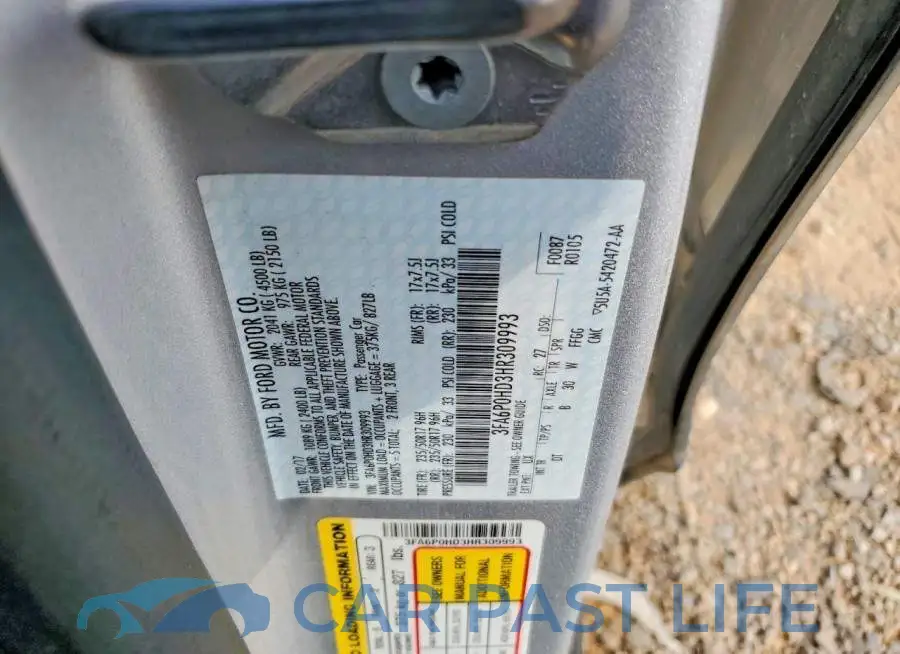3FA6P0HD3HR309993# 12