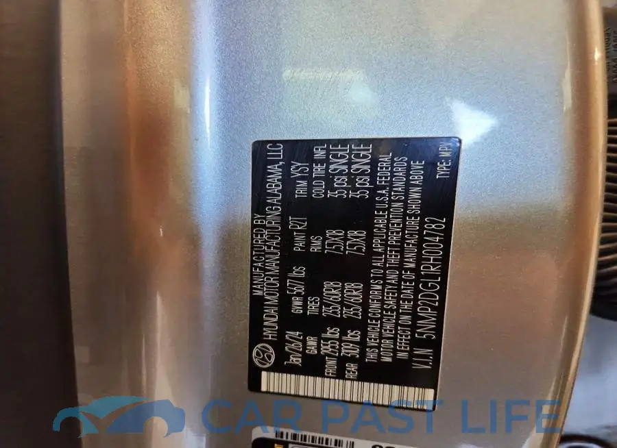 5NMP2DGL1RH004782# 14