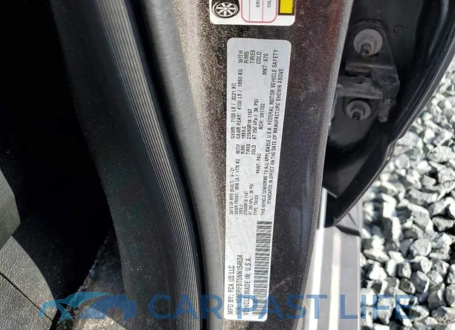 1C6SRFBT5NN154634# 12