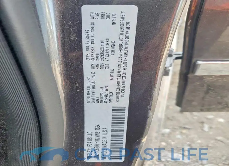 1C6SRFHM7MN817524# 12