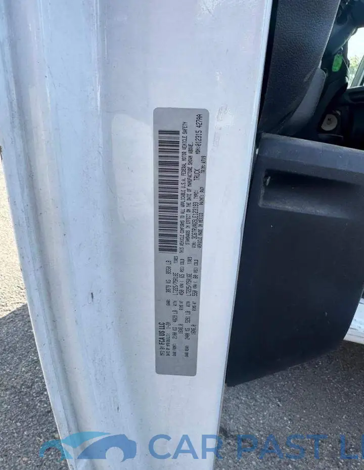 3C6TRVAG5LE123193# 10