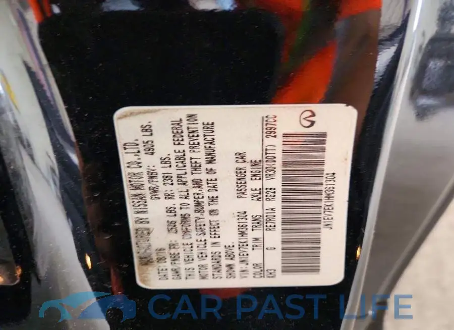 JN1EV7EK1HM361304# 12