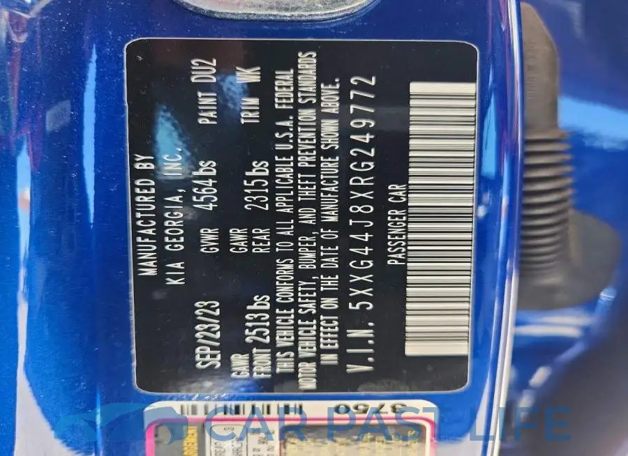 5XXG44J8XRG249772# 13