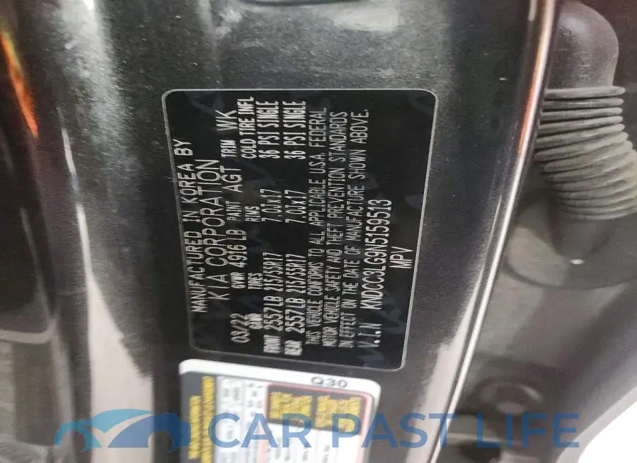 KNDCC3LG9N5159513# 13