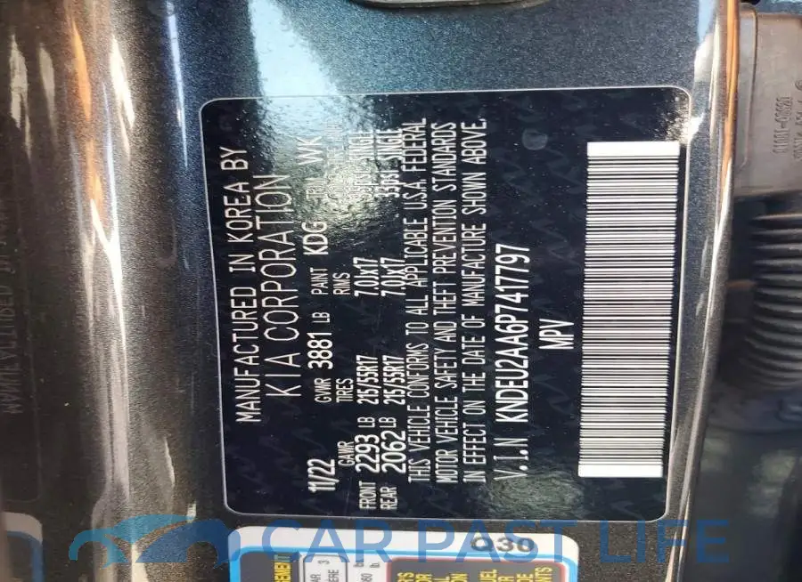 KNDEU2AA6P7417797# 13