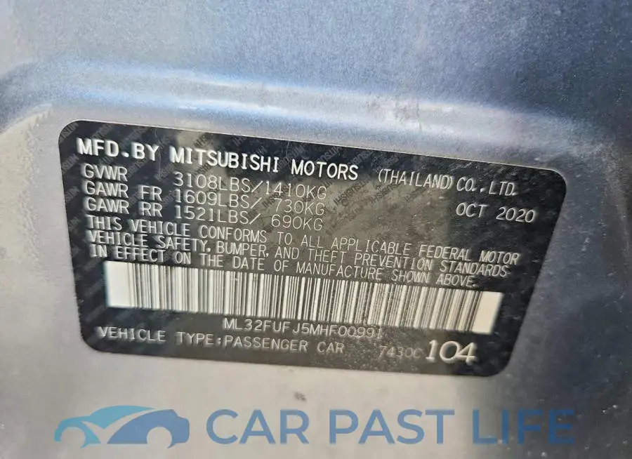 ML32FUFJ5MHF00991# 12