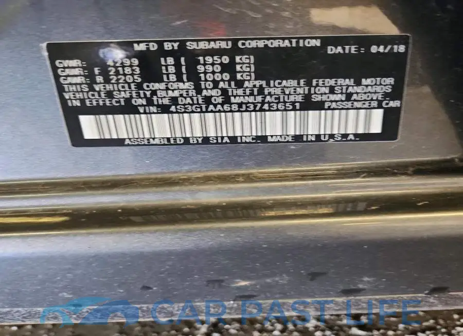 4S3GTAA68J3743651# 13