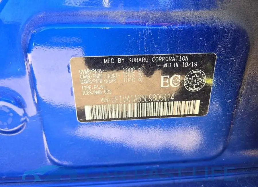 JF1VA1A65L9805414# 13