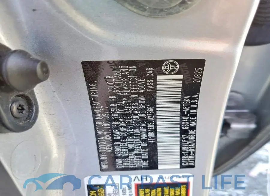 4T1BK1EB5JU278661# 12