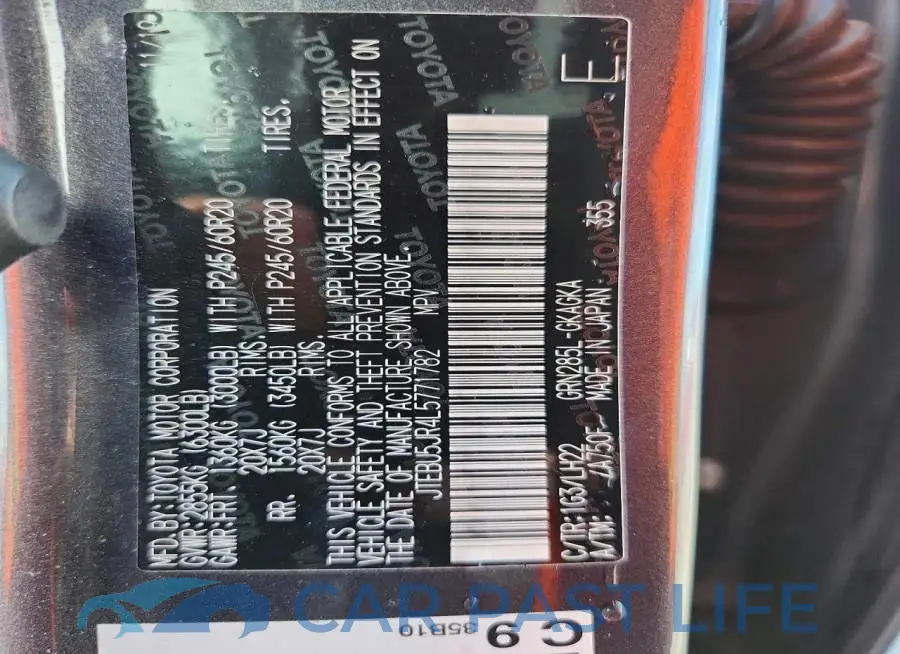 JTEBU5JR4L5771782# 14