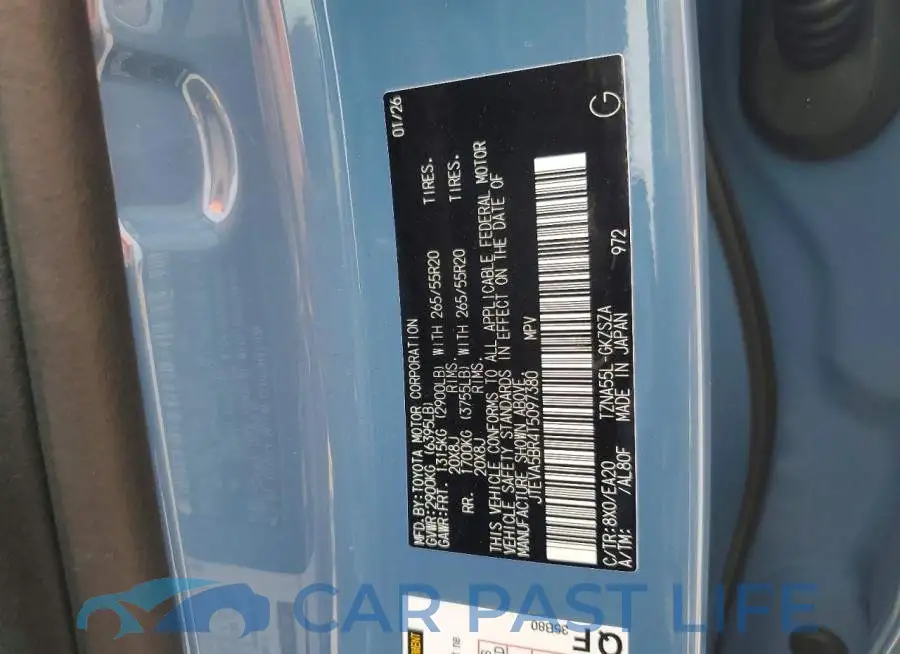 JTEVA5BR4T5097380# 13